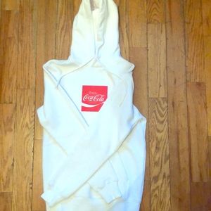Coca-Cola X Divided collab deluxe White hoodie